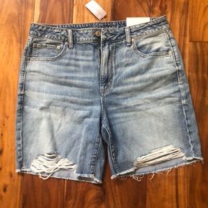 High Rise Tomgirl Bermuda Shorts